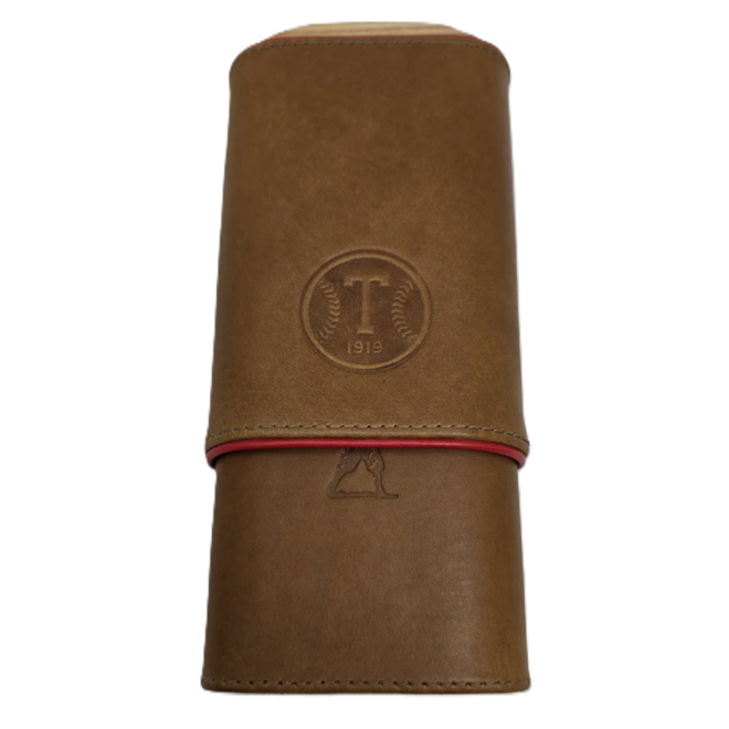 Tampa Smoker Leather Case with 3 Cigars