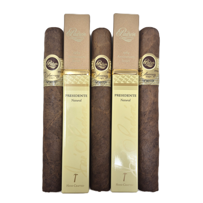 Padron 1964 Presidente Square Tubo Maduro 50 x 6