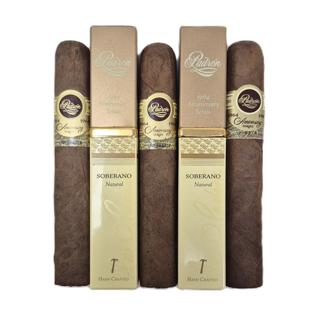 Padron 1964 Soberano Square Tubo Natural 52 x 5