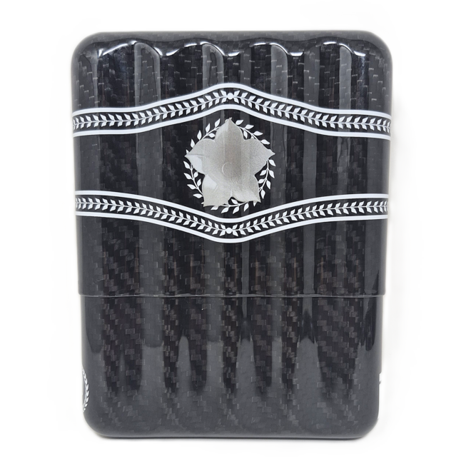 LFD Carbon Flower - 5 Cigars in Carbon Fiber Case