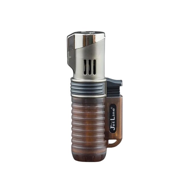 Jetline Lighter -  Pocket Torch Triple Jet Flame, Any Color from Display - Single