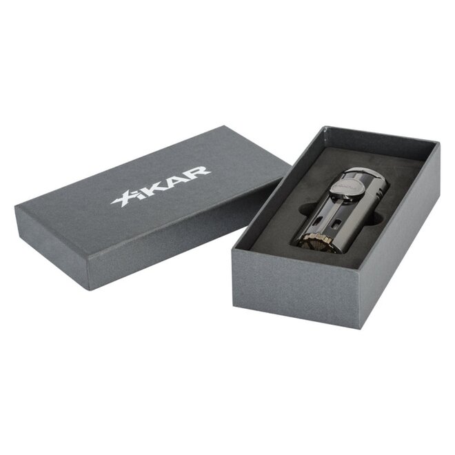 Xikar HP4 Quad Lighter, Gunmetal XI-574G2