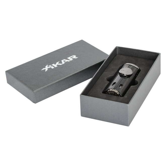 Xikar HP4 Quad Lighter, Black XI-574BK