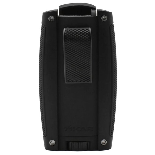 Xikar Turismo Double Jet Flame Lighter, Matte Black XI-558BK