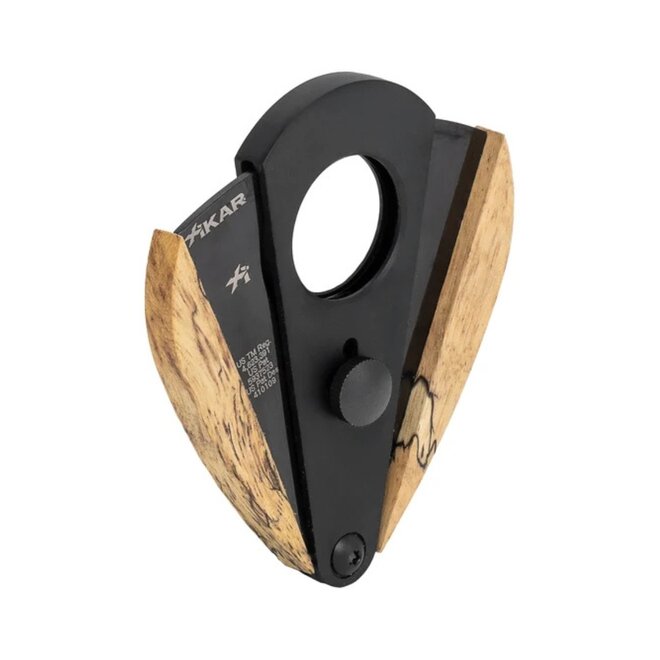 Xikar Xi3 Phantom Spalted Tamarind Cigar Cutter, XI-300BKST