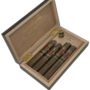 GOF KKP Special Reserve Assortment of 4 Cigars in Macassar Travel Humidor