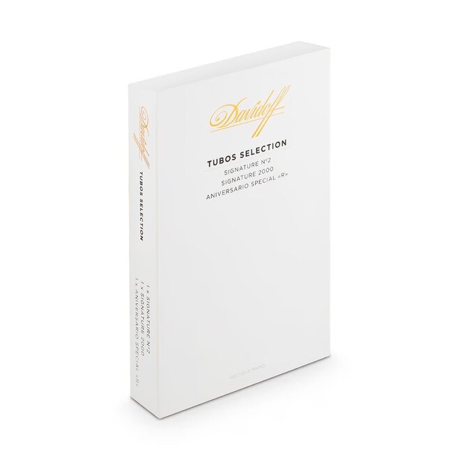Davidoff Tubos Selection White 3 Cigar Assortment Gift Set