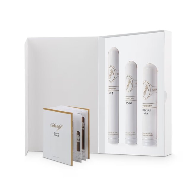 Davidoff Tubos Selection White 3 Cigar Assortment Gift Set
