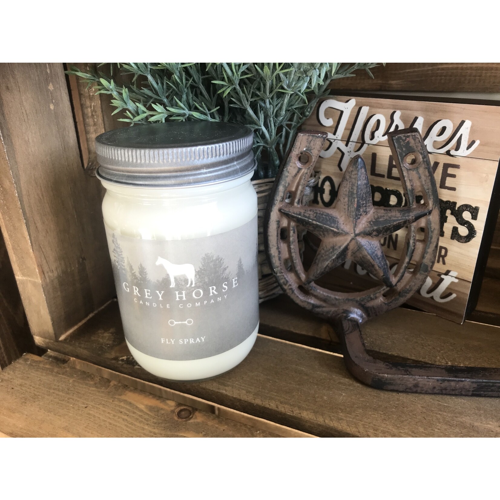 Fly Spray Soy Jar Candle