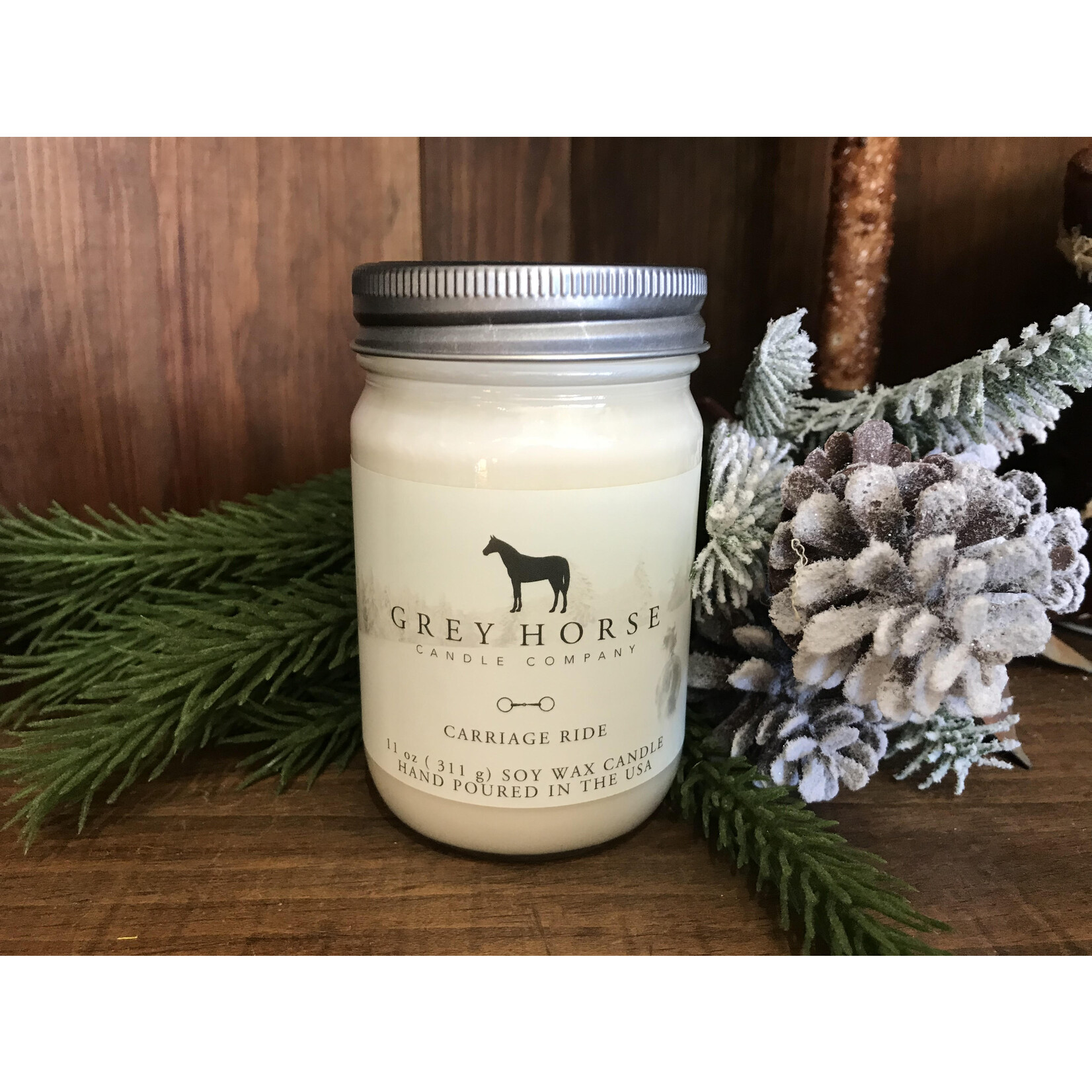 Carriage Ride Soy Candle Jar