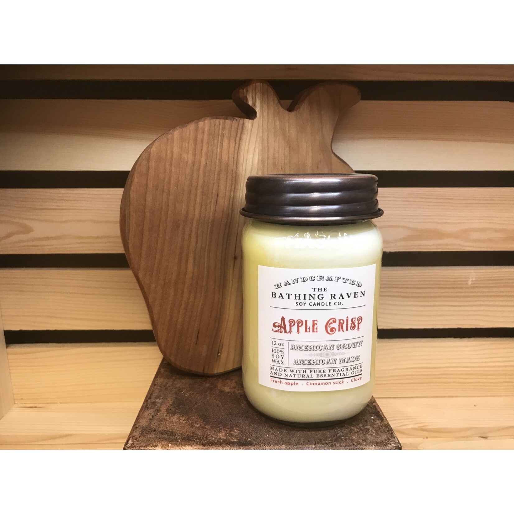 Bathing Raven Apple Crisp