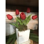 Sugar Mold Red Floral