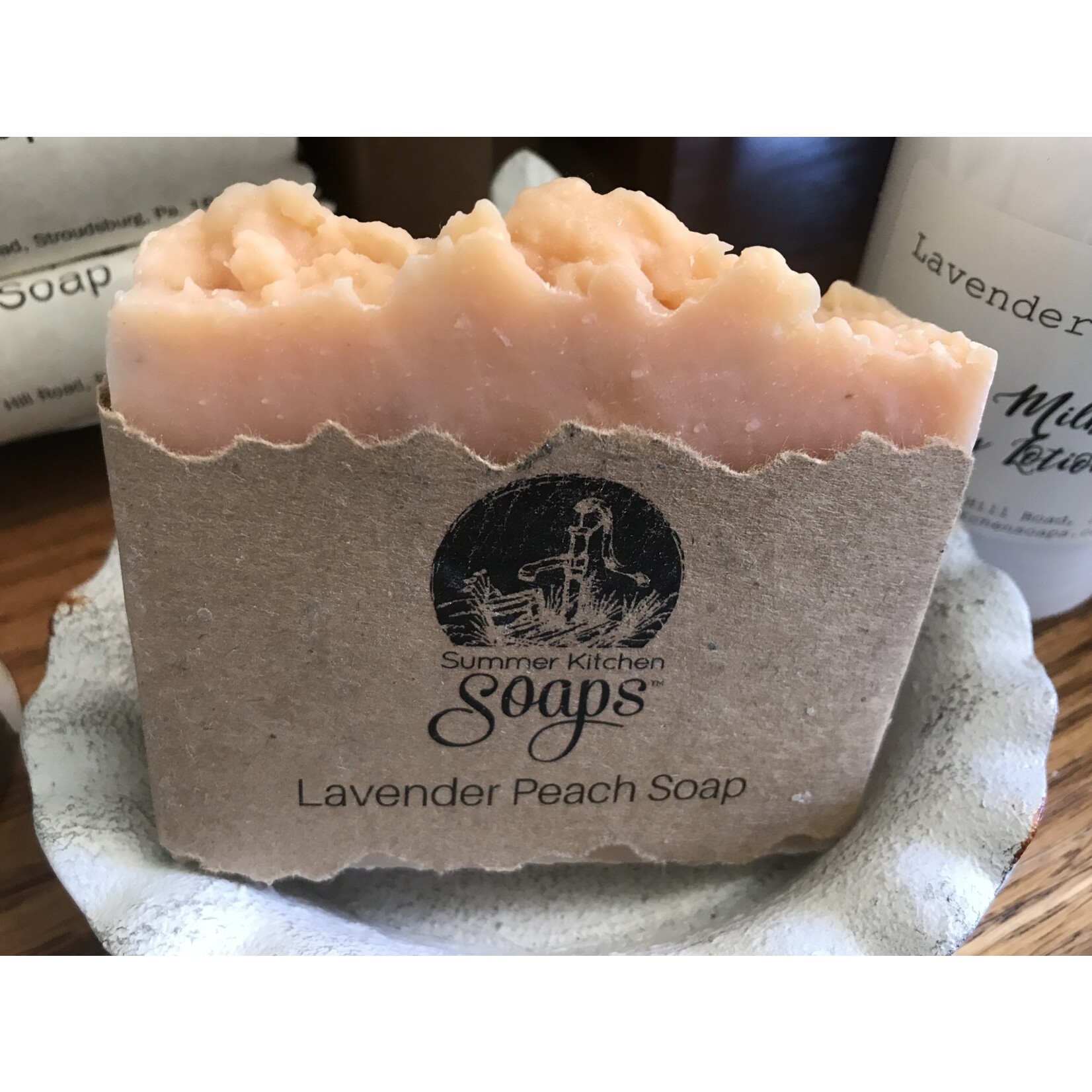 Lavender Peach Soap