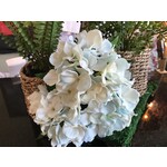 Blue Hydrangea Real Touch  Three Stem Bunch