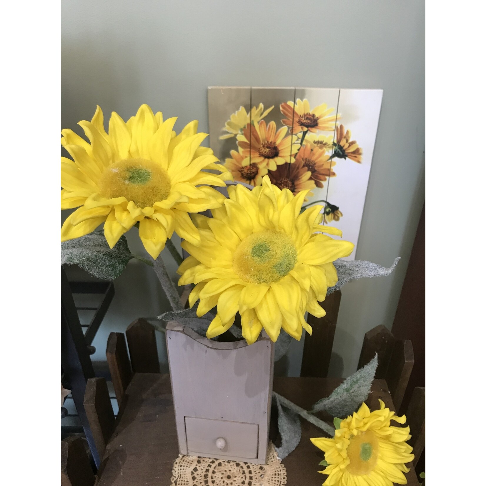 Real Touch Yellow Sunflower