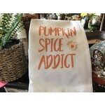 Pumpkin Spice Addict Tea Towel