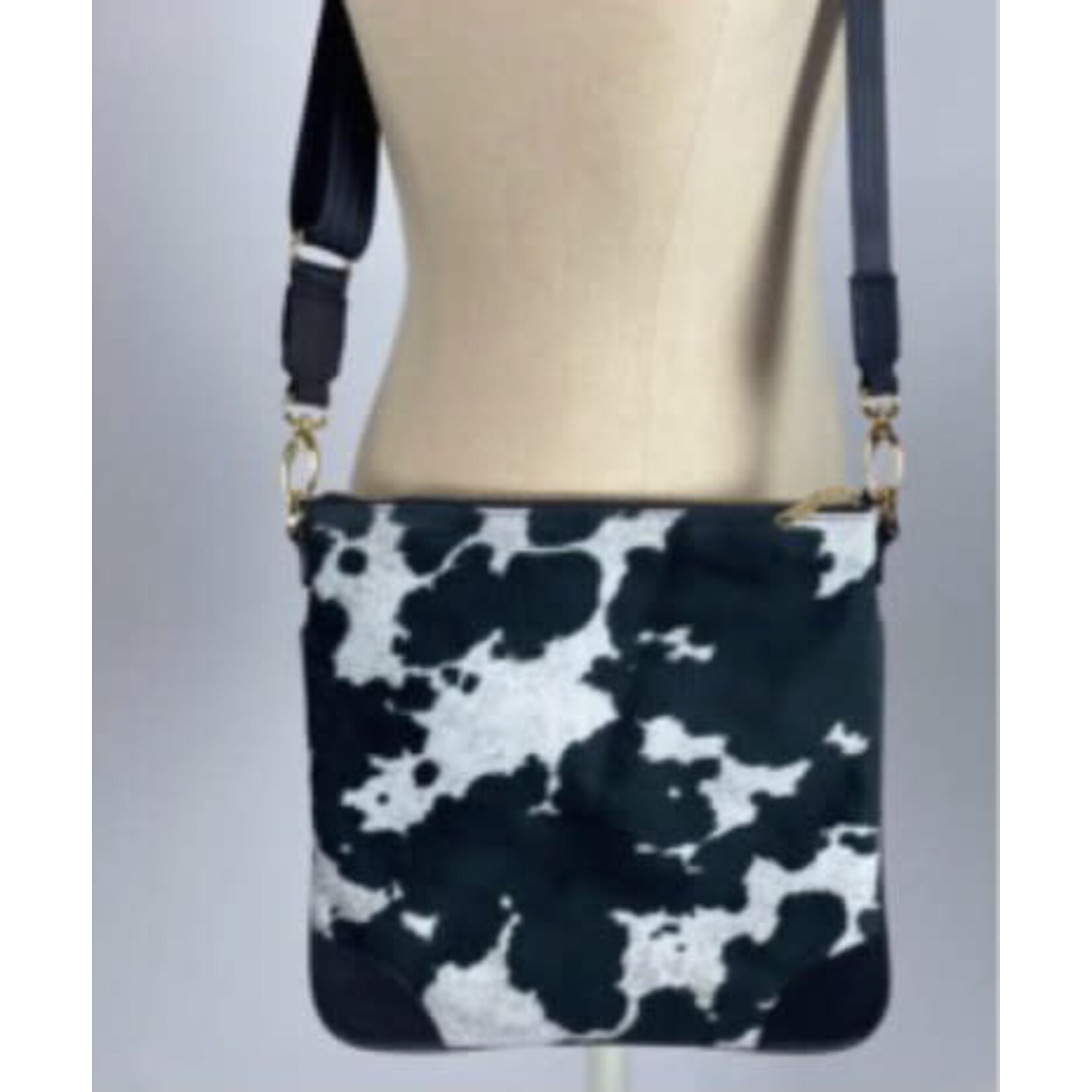 Gracie Greene Cow Print Crossbody
