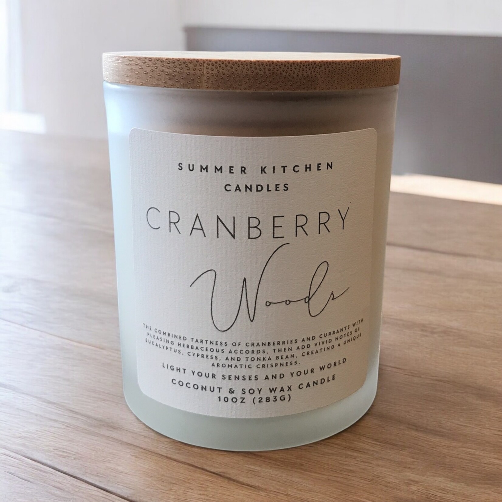 Summer Kitchen Cranberry Woods Soy/Coconut 10oz Jar