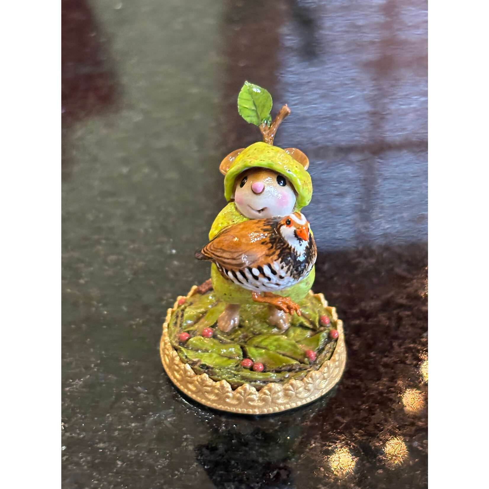 Wee Forest Folk Partridge in a Pear Tree