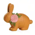Bunny with Pink Flower