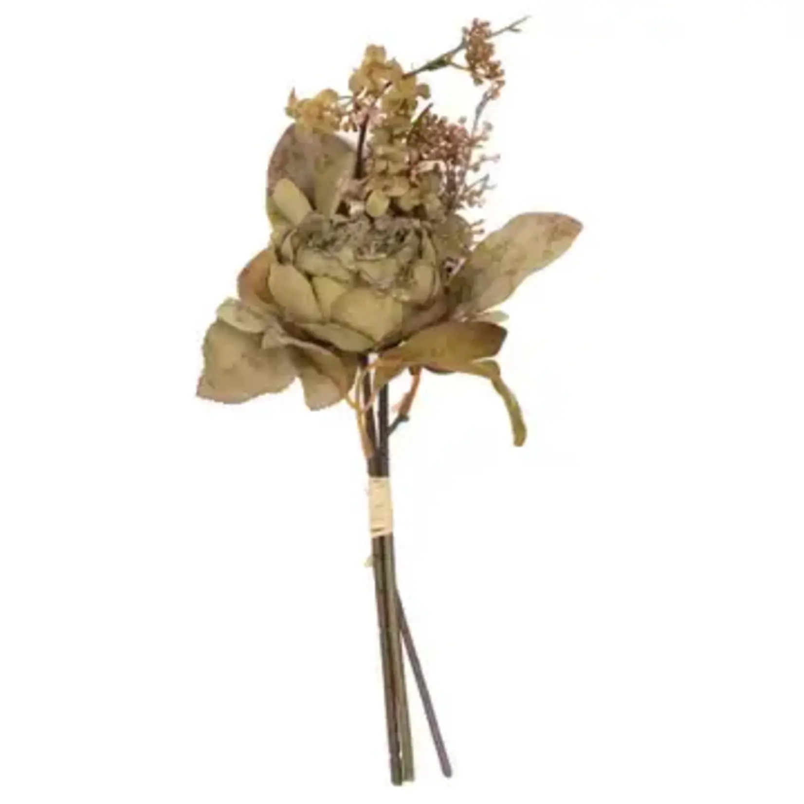 Green Cabbage Rose Bouquet
