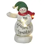 Tis the Season  to Sparkle Snowman LED