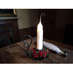 Colonial Tabletop White Candle with remote