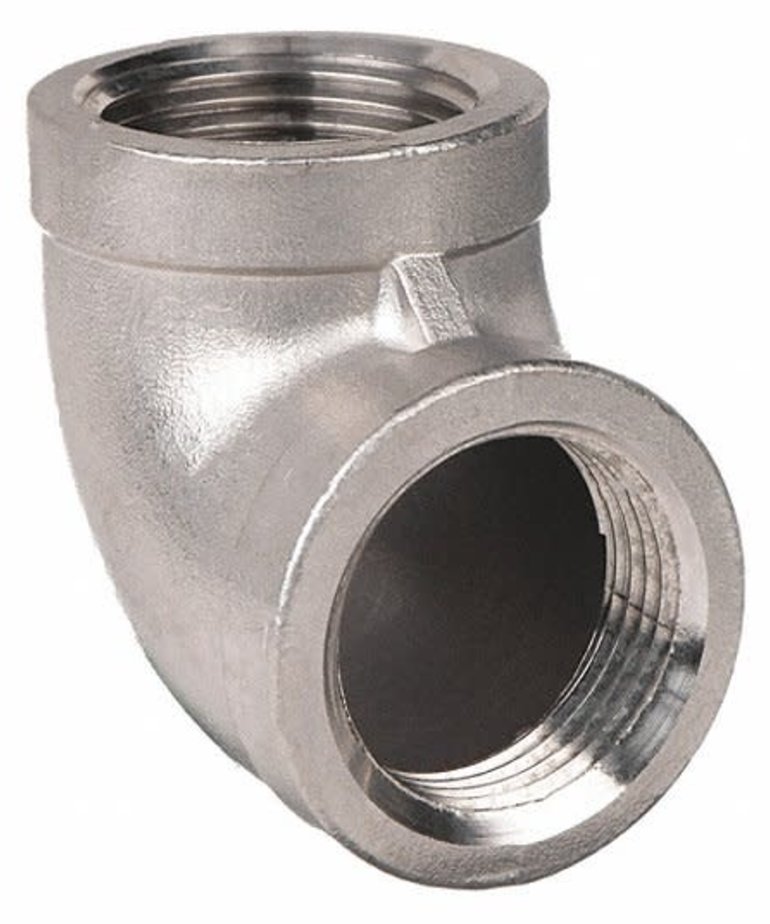 1/2" FPT Stainless Steel 90° Elbow