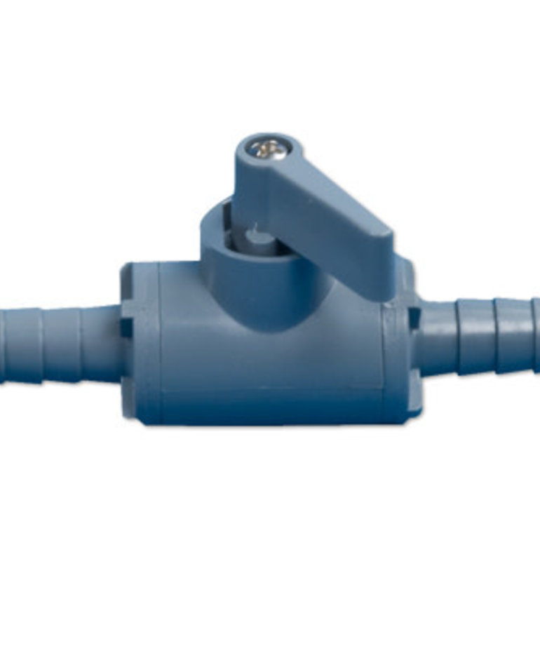 SMC Poly Ball Valve With 1/4" Barbs