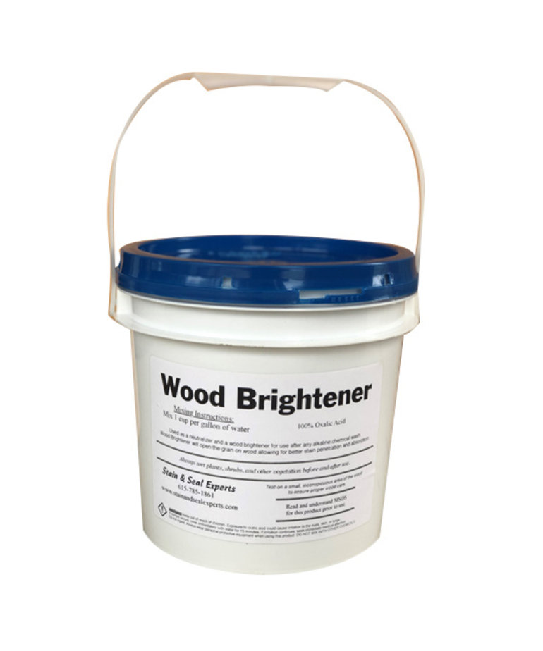 Stain & Seal Experts Wood Brightener | 100% Oxalic Acid