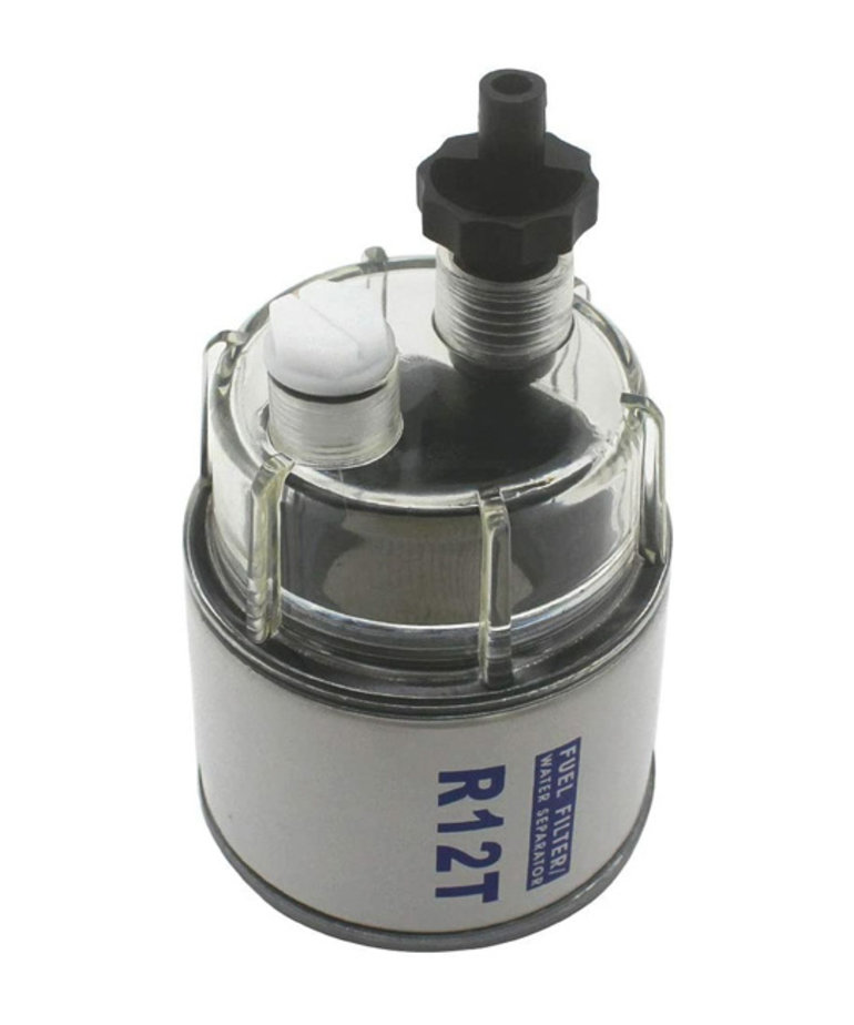 KOFIL R12T Fuel Filter Water Separator Kit - For Gas & Diesel Engines - W/ Gasket