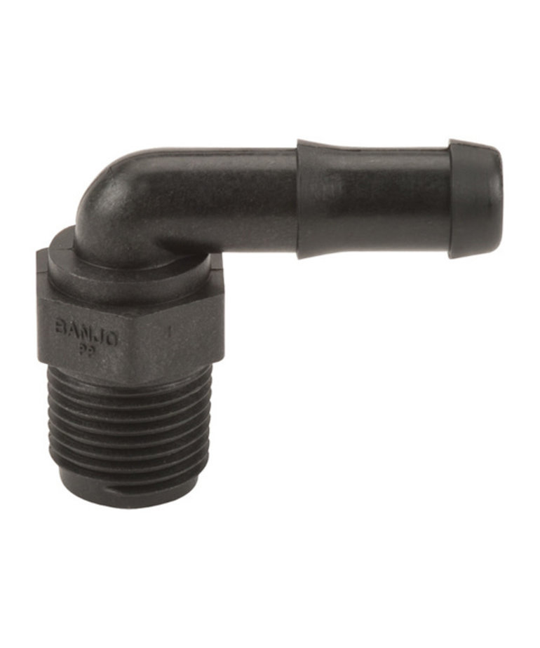 Banjo Polypropylene Pipe Fitting, 90 Degree, 90 Degree Elbow - Panhandle  Power Wash Supply