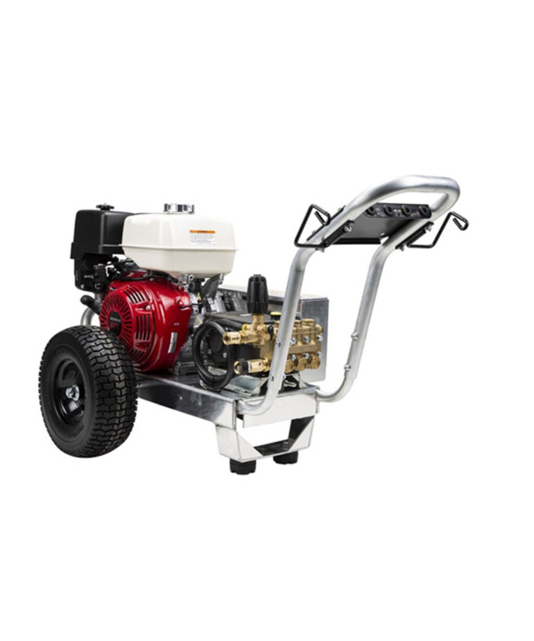 BE BE Belt Driven 3,500 PSI - 4.0 GPM Gas Pressure Washer with Honda GX390 Engine and General Triplex Pump