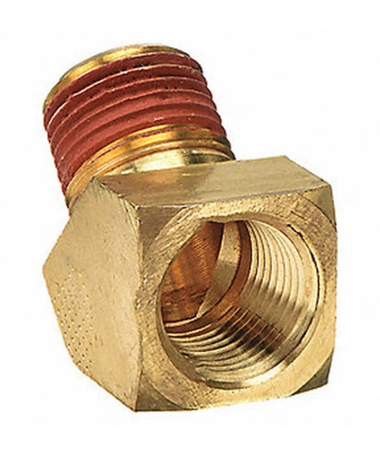 Brass 45° Street Elbow FPT x MPT