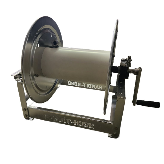 Bandit BANDIT ALUMINUM HOSE REEL WITH STAINLESS MANIFOLD 300FT 12 DRUM -  Panhandle Power Wash Supply