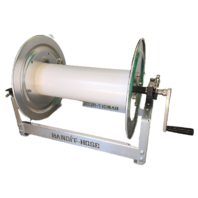 Bandit BANDIT ALUMINUM HOSE REEL WITH STAINLESS MANIFOLD 450FT 18 DRUM -  Panhandle Power Wash Supply