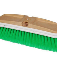 10" Green Bristle Brush with Guard