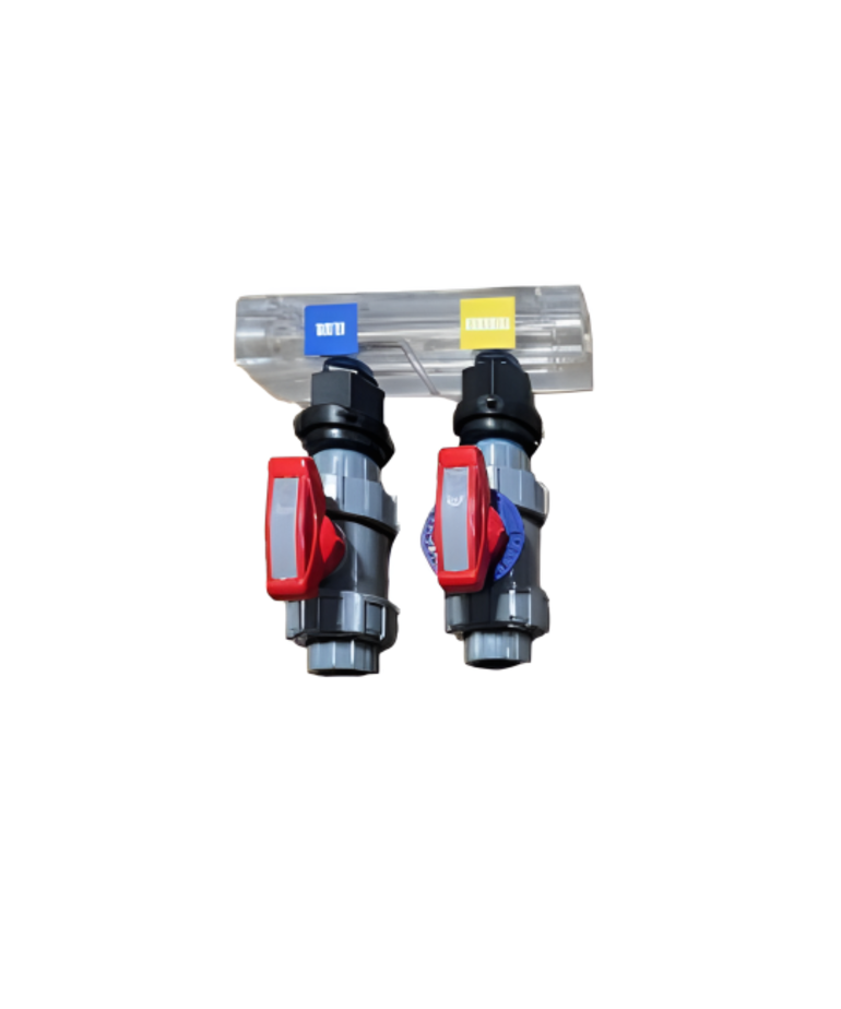 High Flow Acrylic Manifold Metering Valve