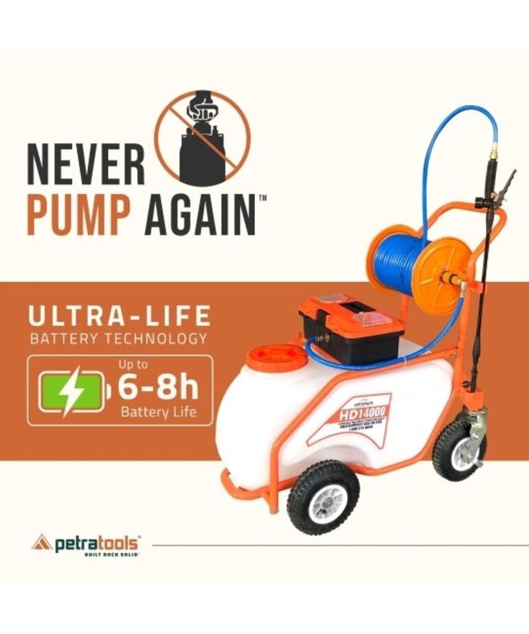 Petra PetraTools HD14000 Prime Pushcart Sprayer