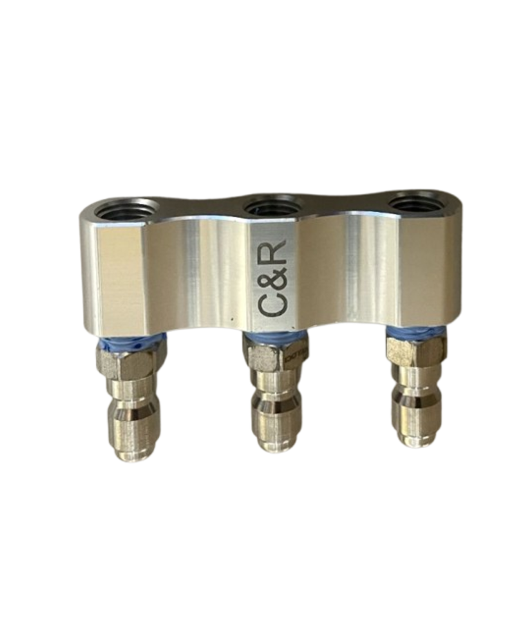 sharp shooter by C & R C&R Triple Tip Holder w/Quick Connect Plugs