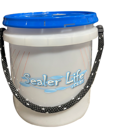 Sealer Life Bucket & Lid - 5 Gallon Bucket with Bottom Grip Handle