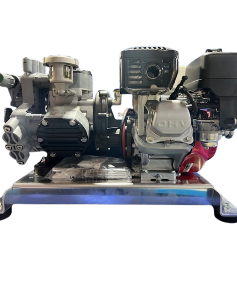 Comet P40 / Honda GX200 Soft Wash Skid 11GPM @ 300 PSI With Upgraded Manifold