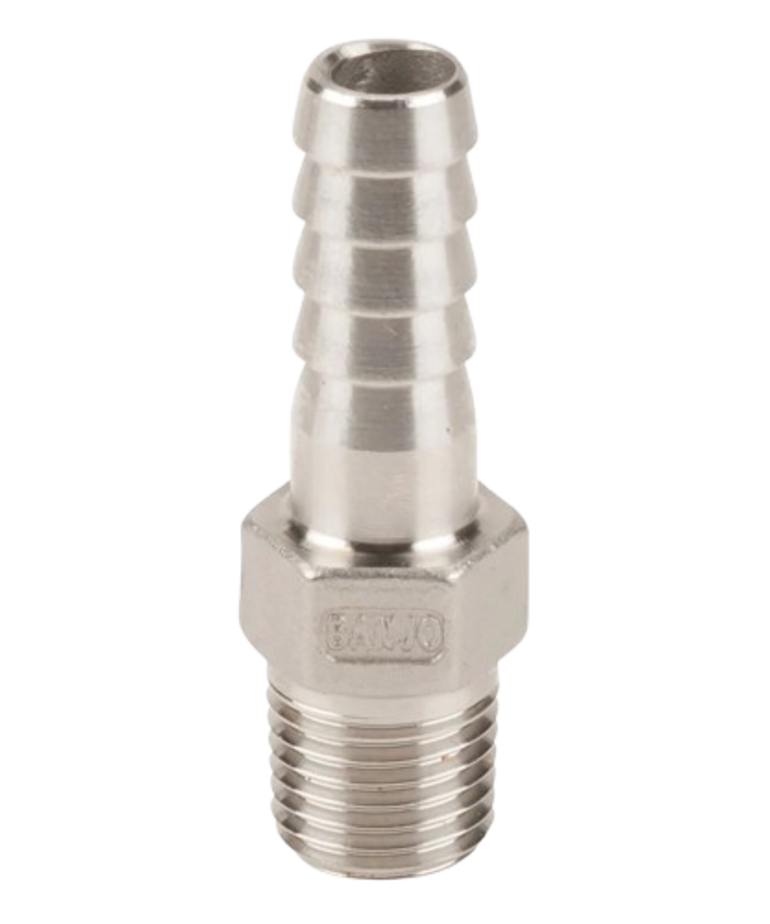 BE Hose Barbs Stainless Steel