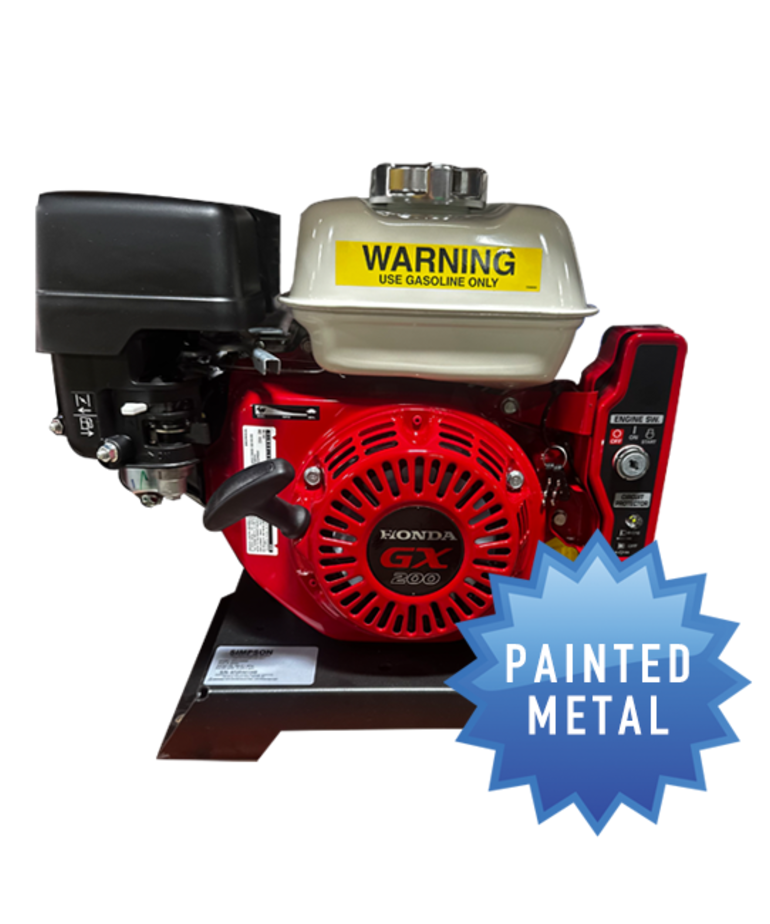 Comet Comet P40 / Honda GX200 Soft Wash Skid 11GPM @ 300 PSI With Upgraded Manifold - Painted Metal