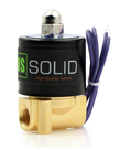 U.S. Solid 1/4" Brass Electric Solenoid Valve
