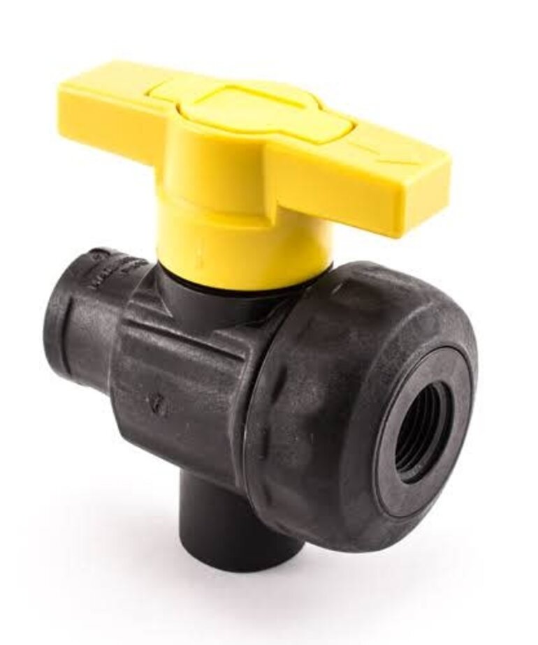 3-Way Poly Ball Valve
