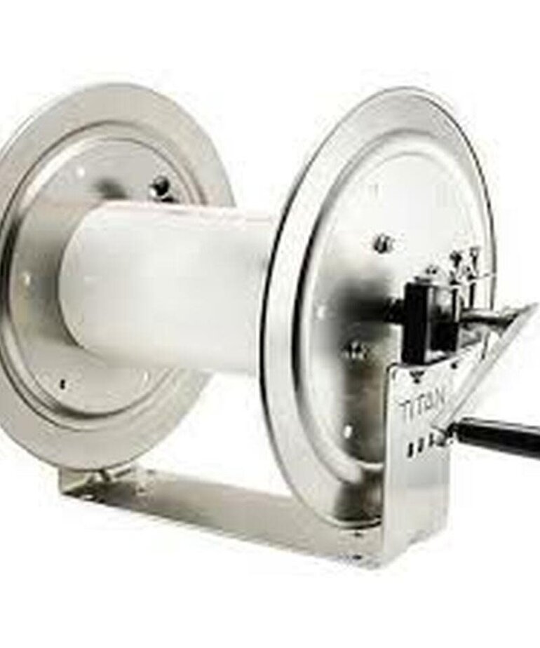 Titan Titan Hose Reel - Model 48S Series - Aluminum/SS Manifold