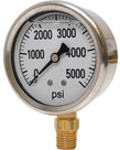 BE Stainless Steel Pressure Gauge 5000 PSI 1/4MPT