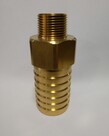 BE Inlet King Brass Hose Barb