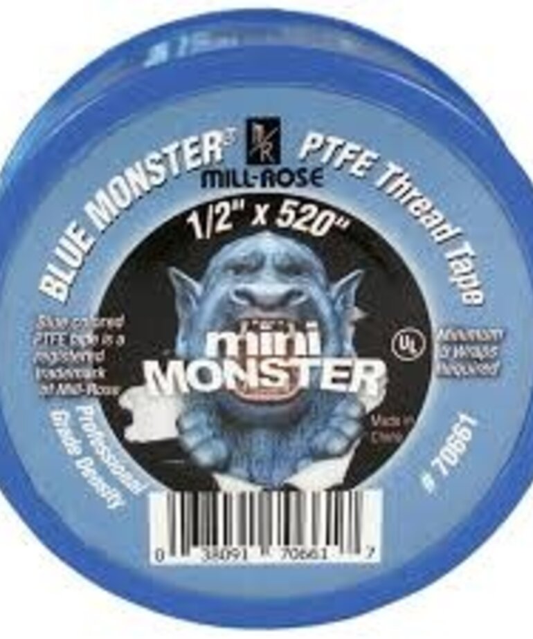 Blue Monster Blue Monster PTFE Thread Seal Tape 1/2 x 1429"